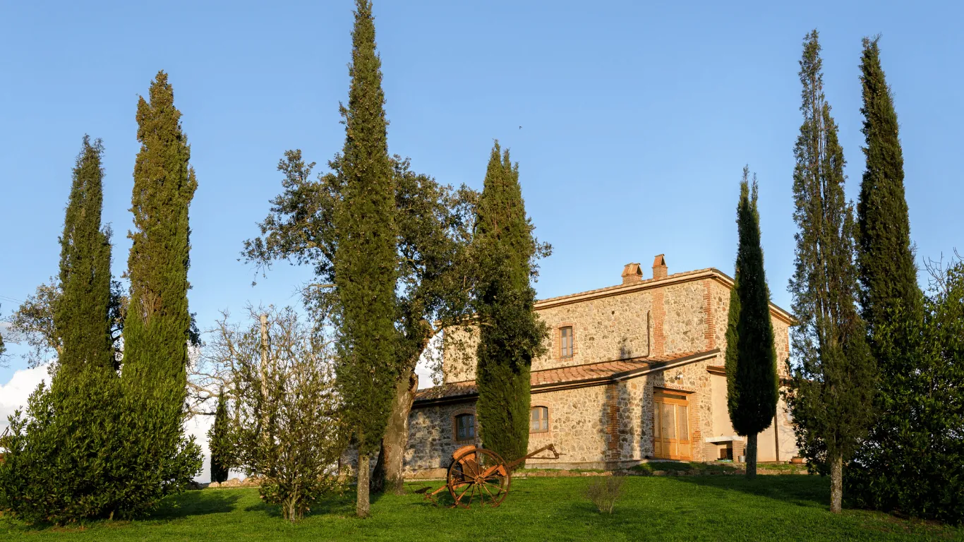 Casale in pietra da restaurare a Murlo, Provincia di Siena