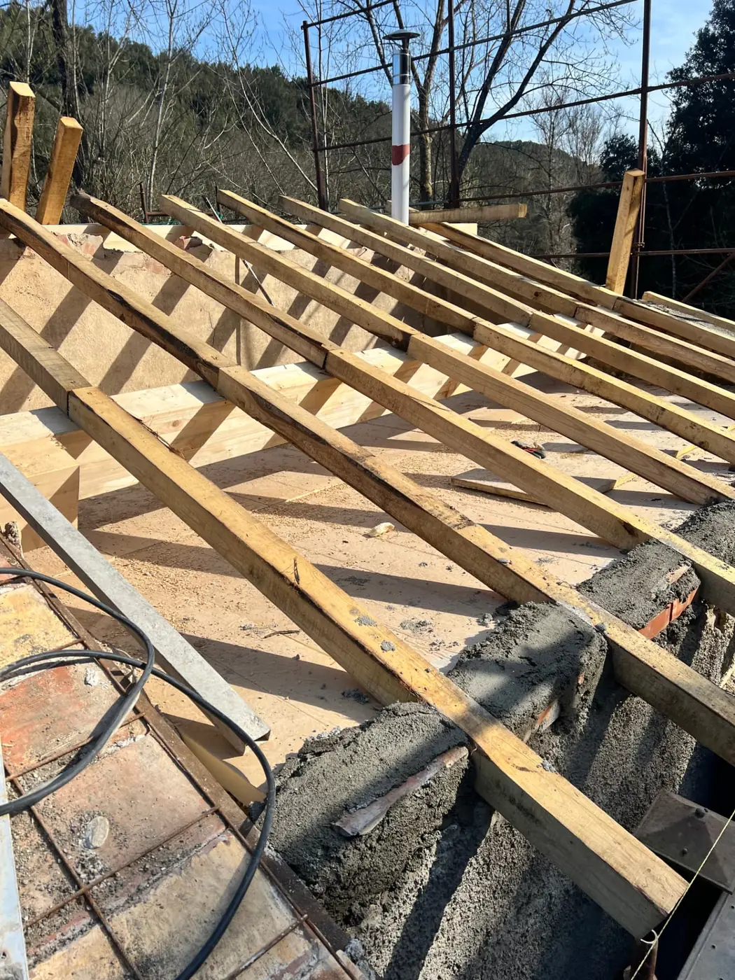 Nuova orditura in legno massello