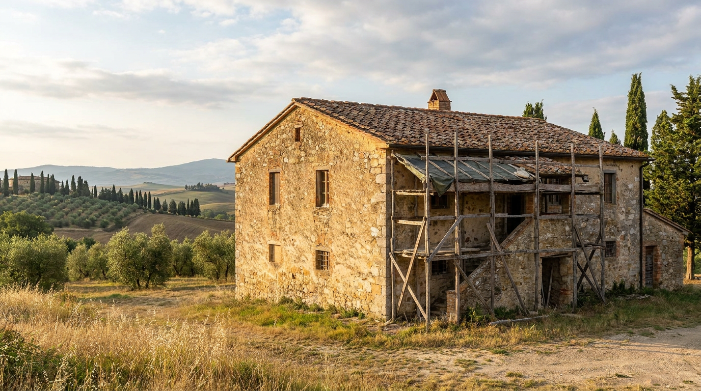 Restauro in Val d’Orcia: quali sono le tempistiche reali?